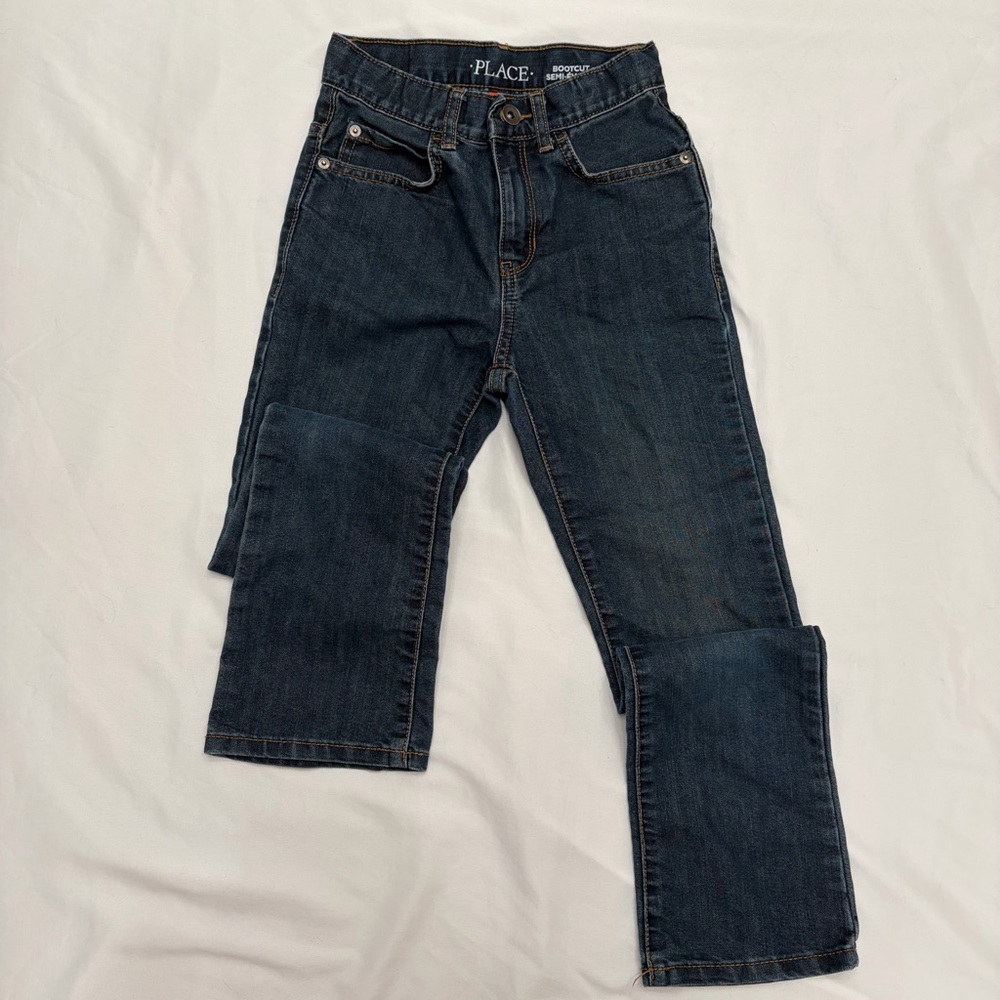 Place Dark Wash Kids Jeans - Blue